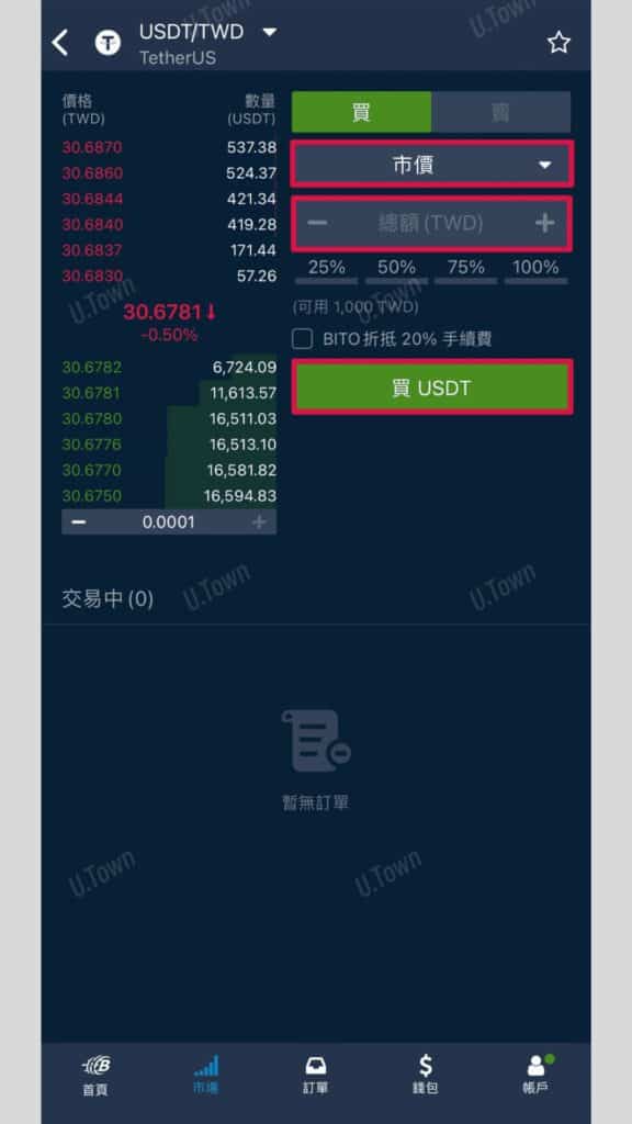 如何從Bitopro購買Usdt 6 44 576X1024 1